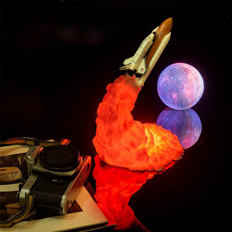 3D Rocket Lamp