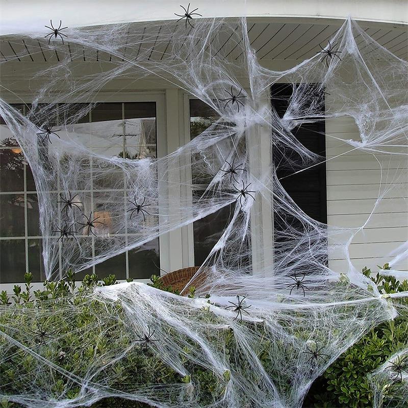 Artificial Spider Web Props